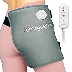 Comfytemp Hip Heating Pad for Hip/Sciatica Pain Relief, Hip Brace, Birthday Gifts for Mom/Women/Wife/Men, Lower Back/Thigh/Buttock Electric Heat Pad, Hot Physical Therapy(S/M)