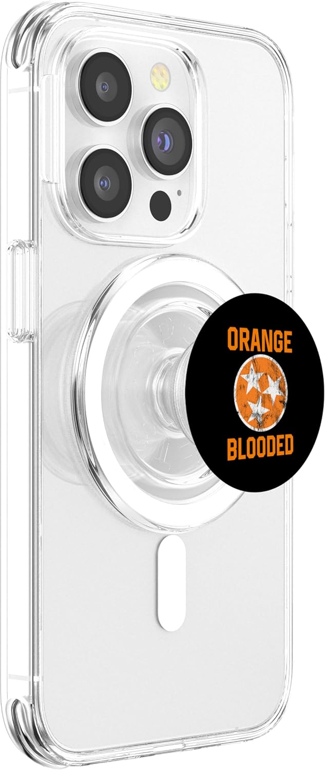 Tennessee Fan Orange Blooded Vol Sports Fan State Flag TN PopSockets PopGrip for MagSafe