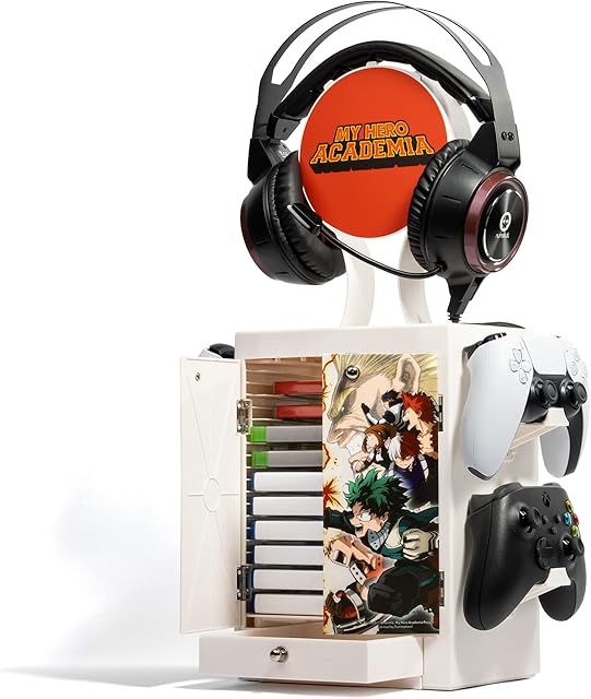 Numskull Official My Hero Academia Gaming Locker, Controller Holder, Headset Stand for PS5, Xbox Series X S, Nintendo Switch - Official My Hero Academia Merchandise