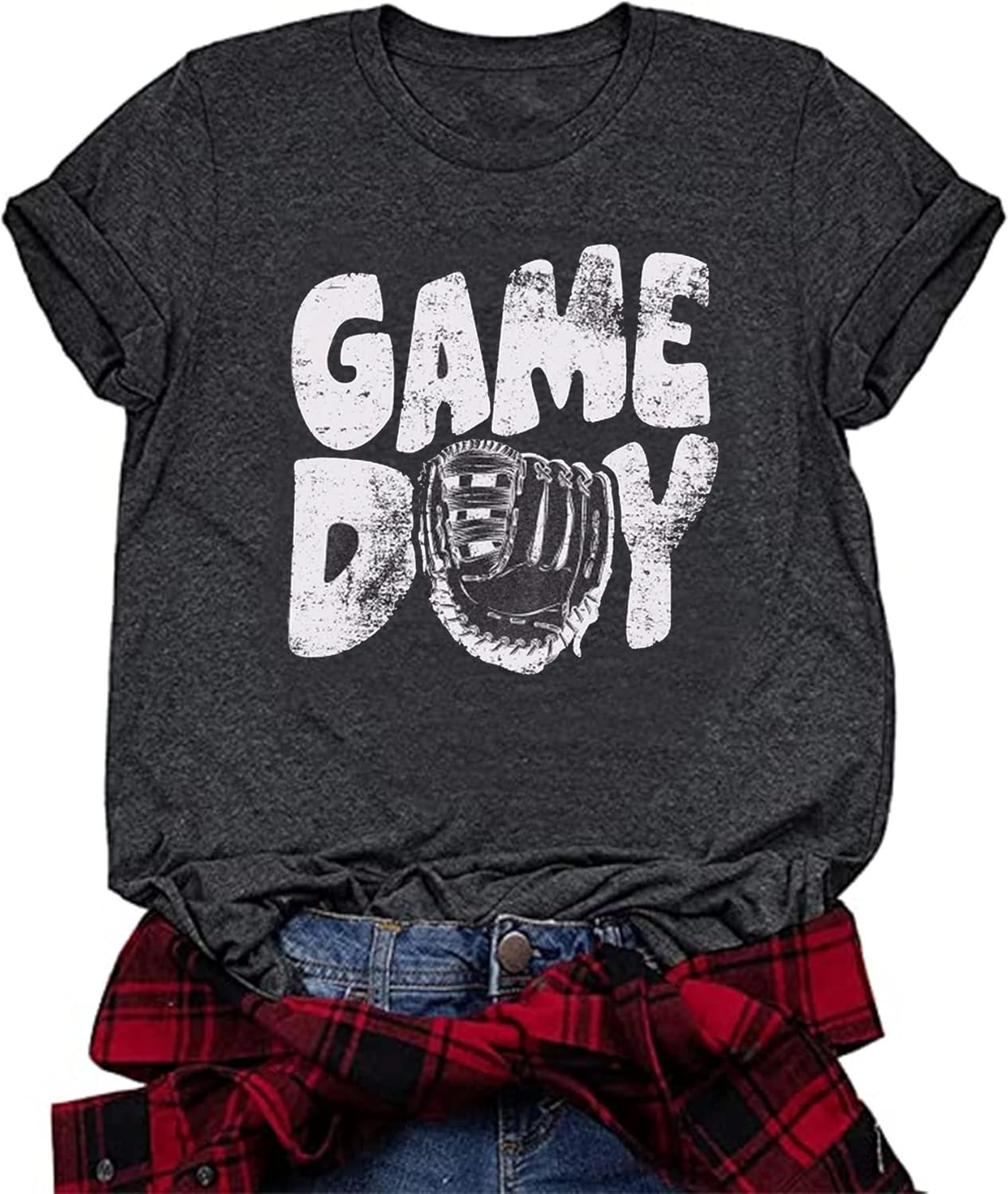 Vintage Leopard Baseball Mom Shirt Tee - Women's Short Sleeve T-Shirts - Image 8