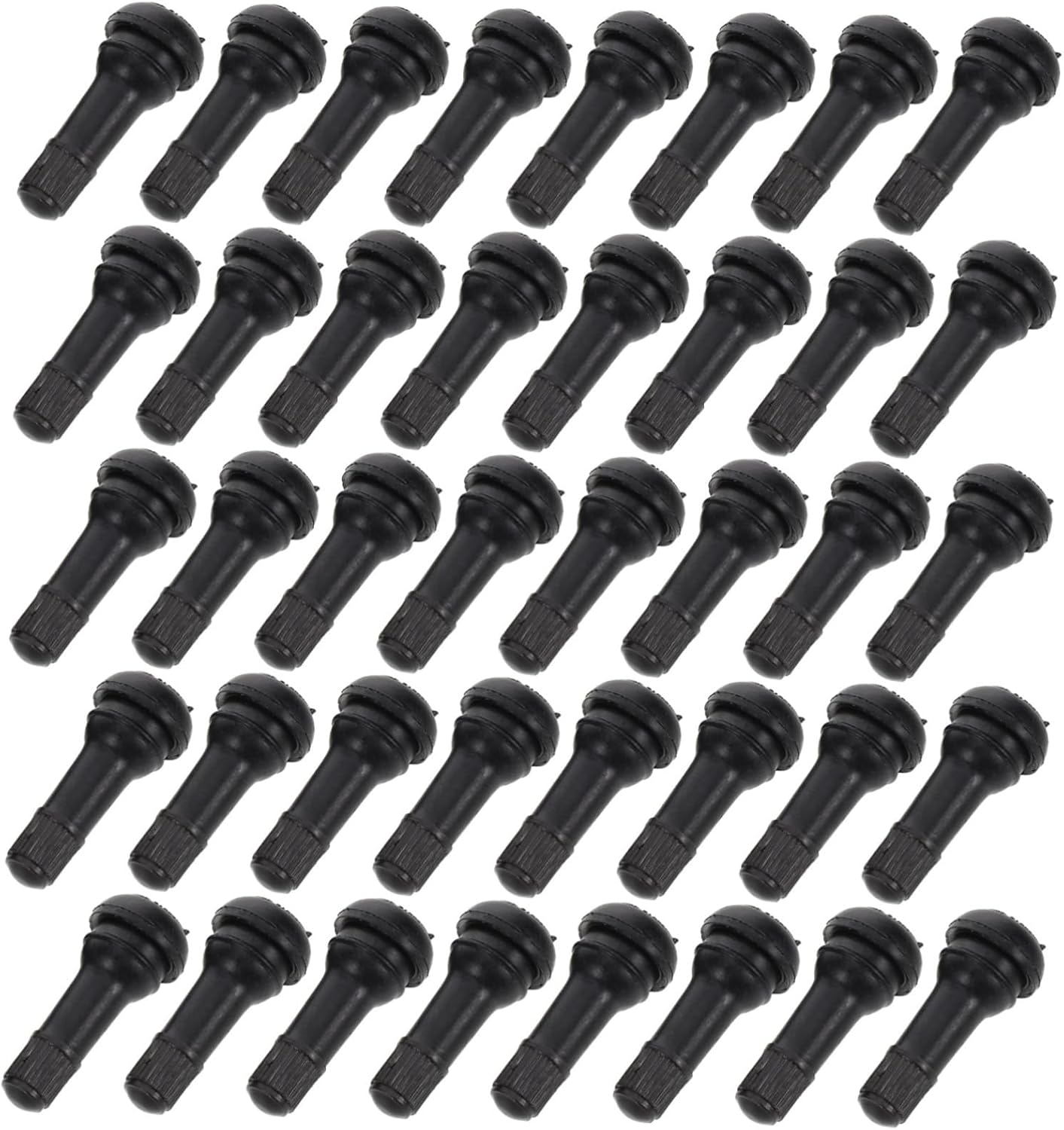 100Pcs Rubber Tire Valve Stems Compatibility for Various Vehicles Durable Design Easy Installation Environmental Resistance Tire Accessories