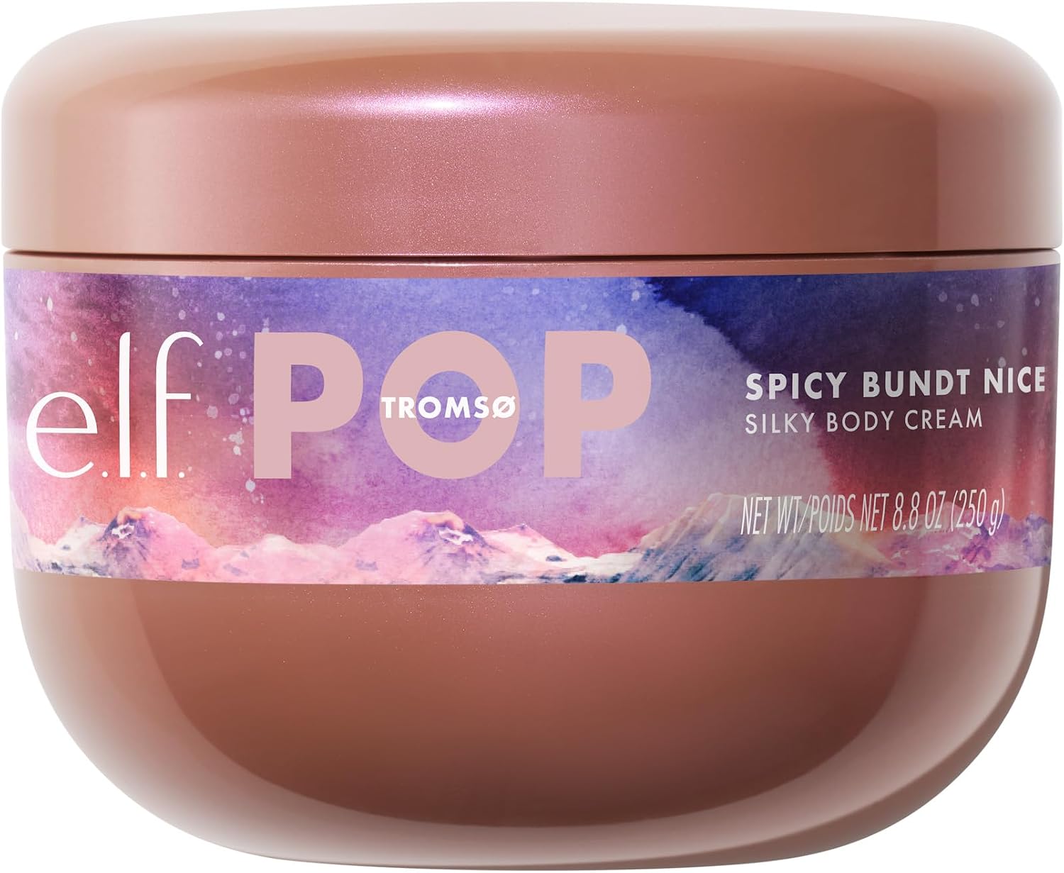e.l.f. POP Holiday Tromsø Silky Body Cream, 2.8 Oz | Hydrating & Nourishing Body Lotion, Gourmand Scent, Vegan & Cruelty-Free