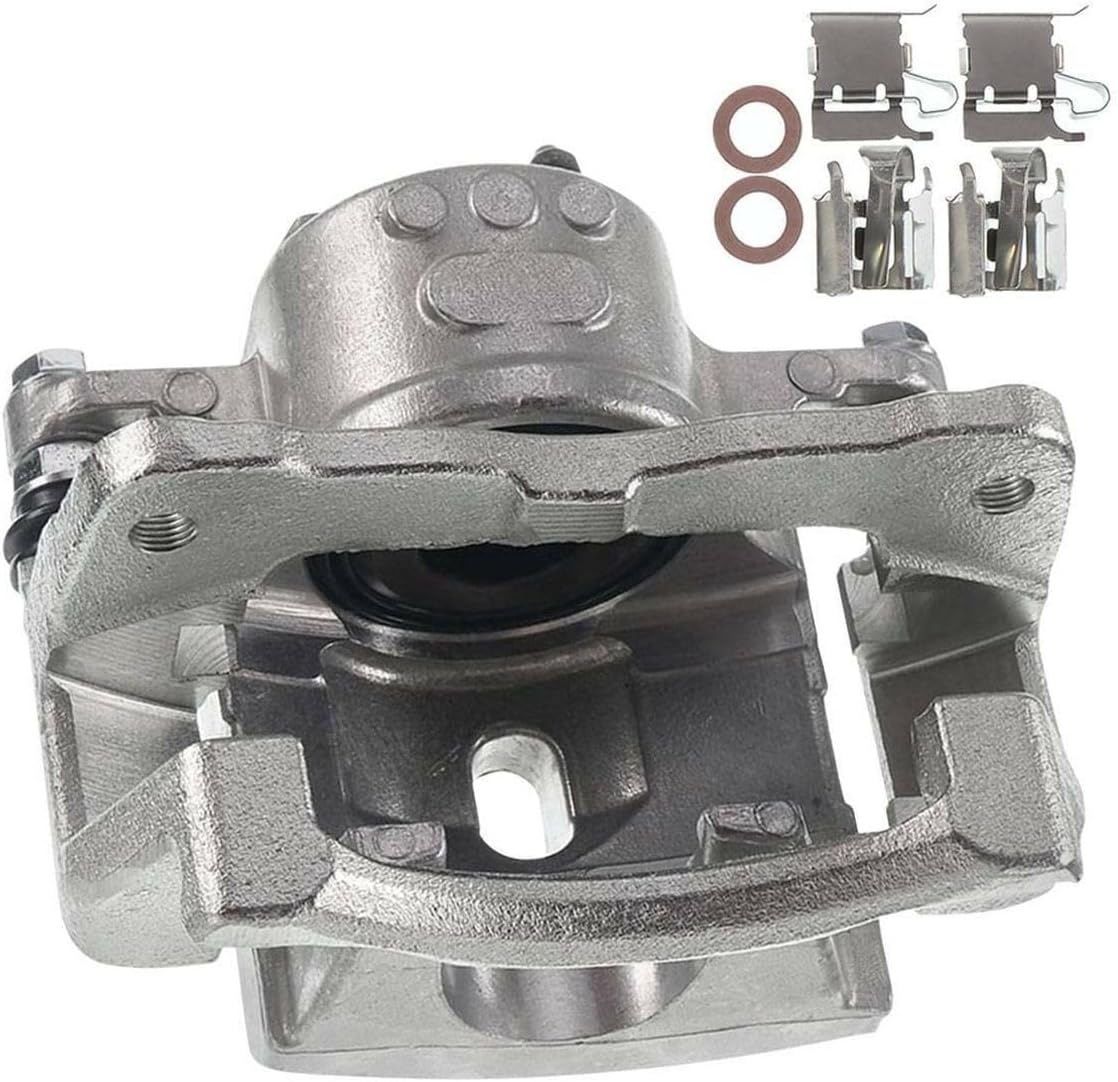 1pc Disc Brake Caliper Assembly Front Right Passenger Side 1-Piston with Bracket Compatible with Lexus CT200h 1.8L 11-17|Toyota Prius 1.8L 10-18|Toyota Prius Plug-in 1.8L 12-15