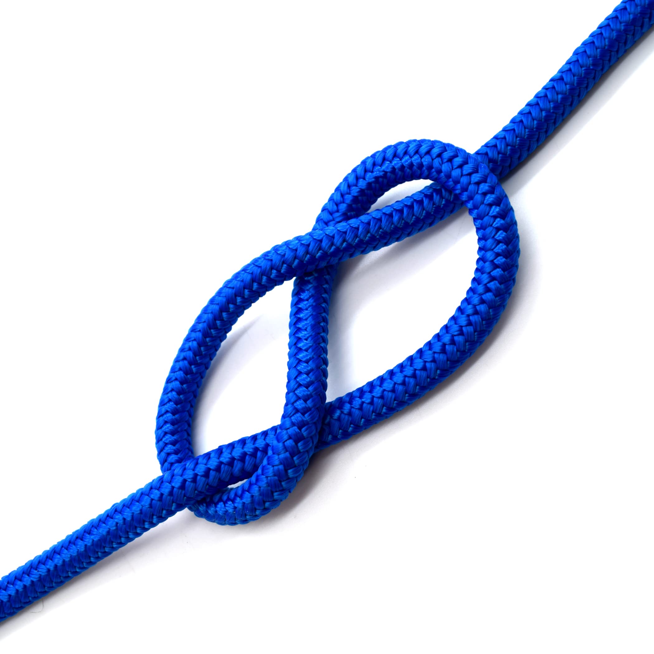 Blue Polypropylene Rope, Solid Braided Poly Rope Cord Twine for Boat Yacht Dock Line Camping Washing Line (2 mm x 30 metres / 98.4 ft)