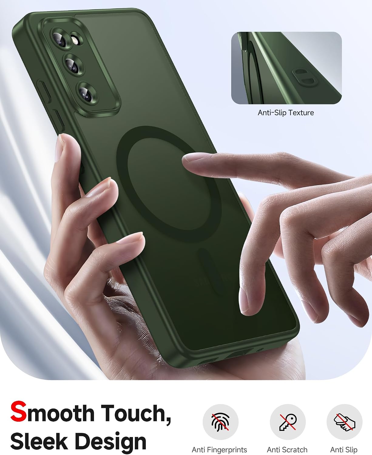 LeYi 2PCS Samsung S20 FE Case with Screen Protector image 4