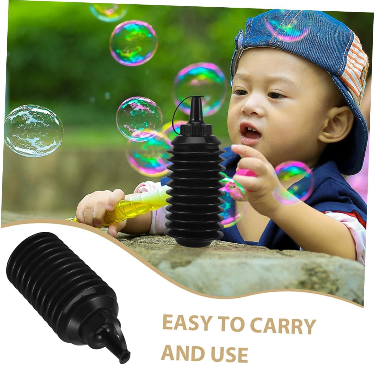 HEMOTON Compressed Water Balloon Bottle Foldable Liquid Container Gel Balls Bottle Foldable Bottle Gel Beading