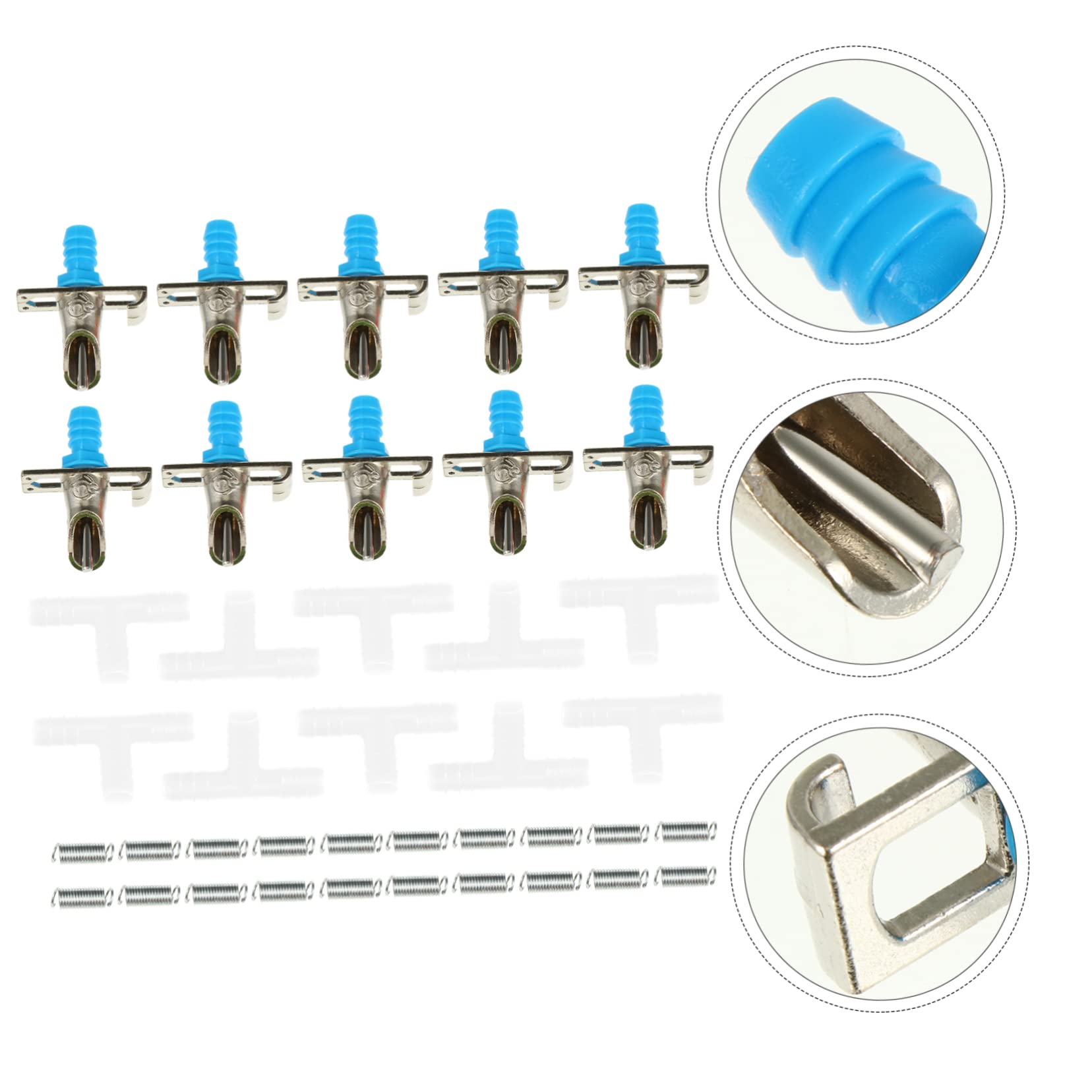 Angoily 30pezzi Erogatore Automatico Per Conigli Con Doppia Molla Abbeveratoio Per Piccoli Animali Design Resistente e Facile Da Installare Per Conigli Furetti e Chinchilla