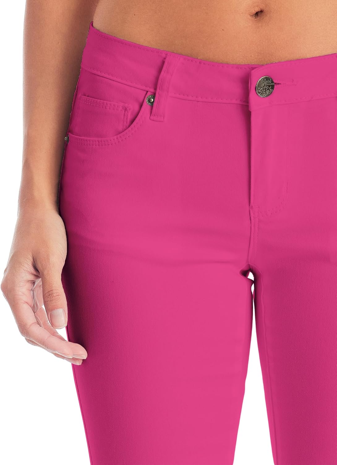 Hybrid & Company Womens Ultra Comfy Butt Lift Stretch Bermuda City Shorts - Image 4