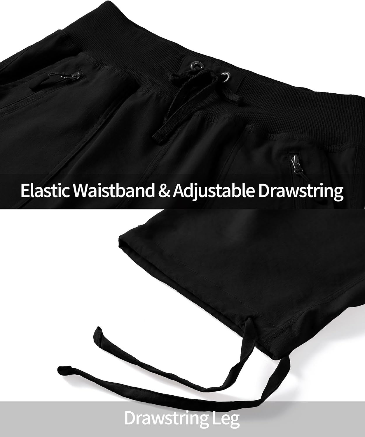 Ksmien Women's Hiking Capris Quick Dry Lightweight Ladies Summer Cargo Pants 8 Pockets for Travel Camping - Image 5