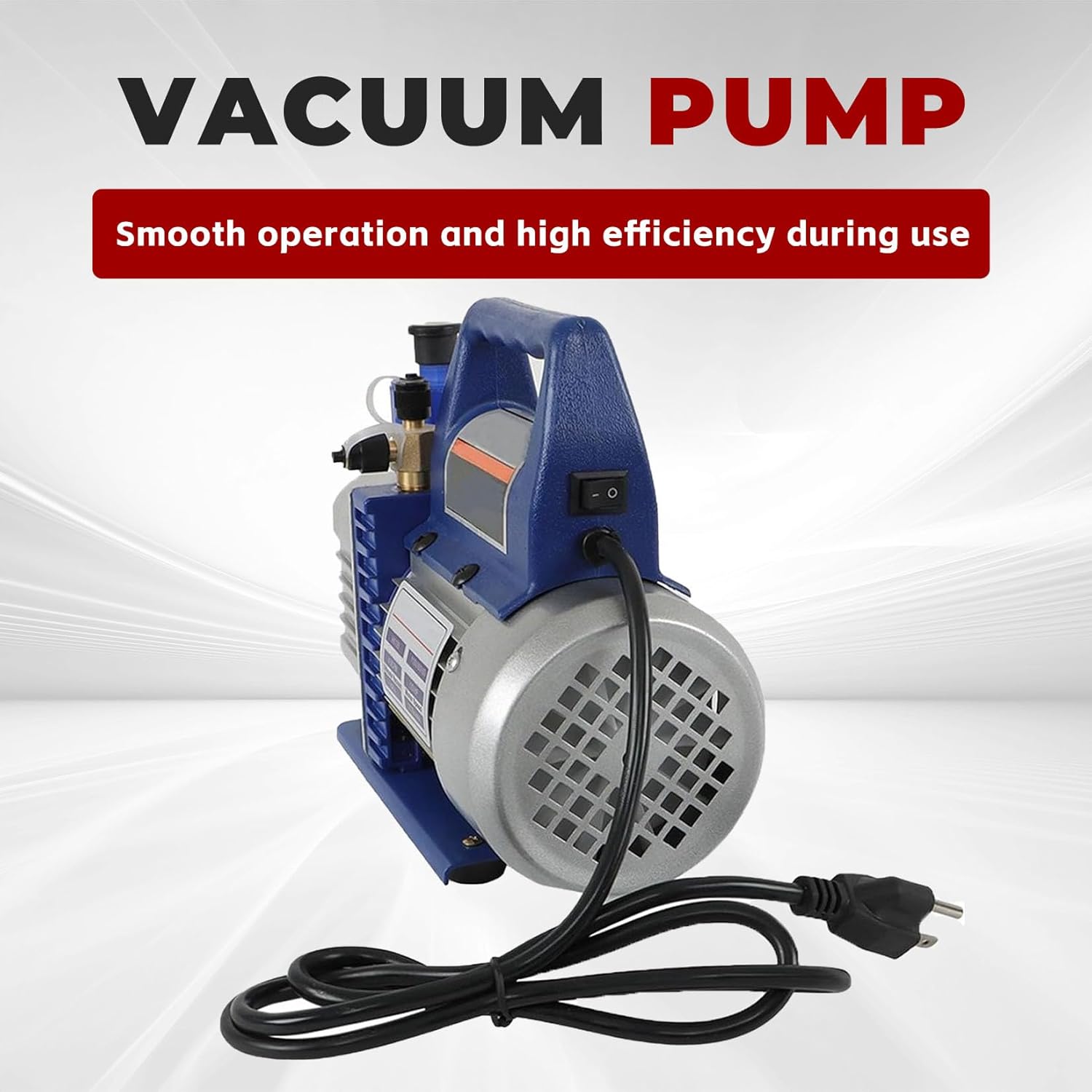 findmall Vacuum Pump 110V 4.5CFM 1/3HP Single Stage Air Vacuum Pump Fit for R134a, R12, R22, and R502 air Conditioning Systems