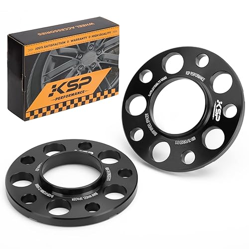 Espaciadores de rueda KSP PERFORMANCE 5X120mm, espaciador forjado de ajuste de 12.7mm centrado en el cubo para E36 E46 E90 E92 E60, 2 piezas de 1/2"