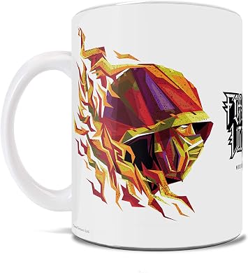 Trend Setters Mortal Kombat Sub-Zero VS Scorpion Flawless Victory - Live Action Movie Logo One 11 oz Coffee or Tea Mug Perfect for Gifting or Collecting Merchandise WMUG1235