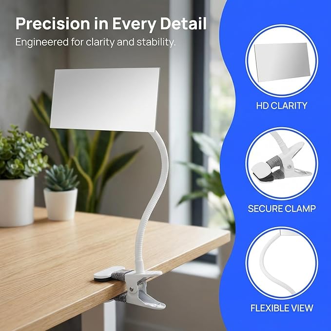 Espejo Monitor BESPORTBLE Convexo para Privacidad miniatura 7
