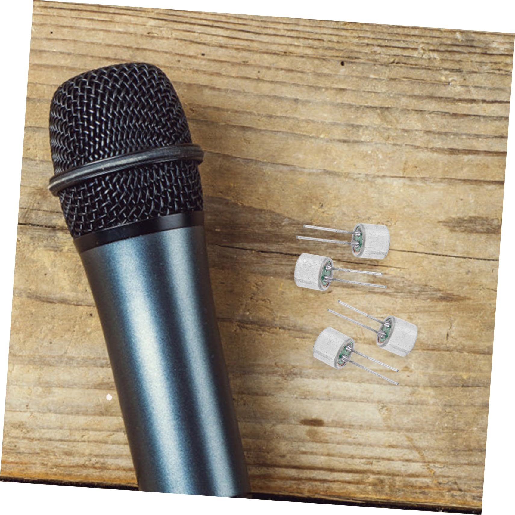 NULYLU Condenser Microphone Mini Electret Condenser Mic Pickup Versatile Sound Light Control