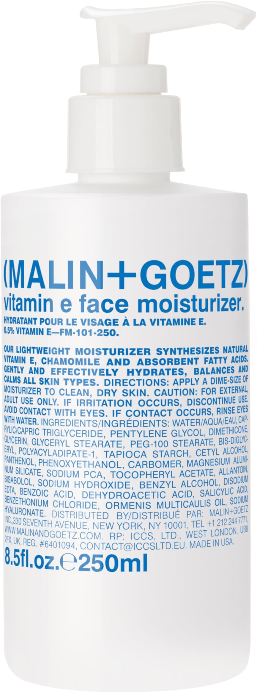 MALIN + GOETZ Vitamin E Face Moisturizer (250 ml)