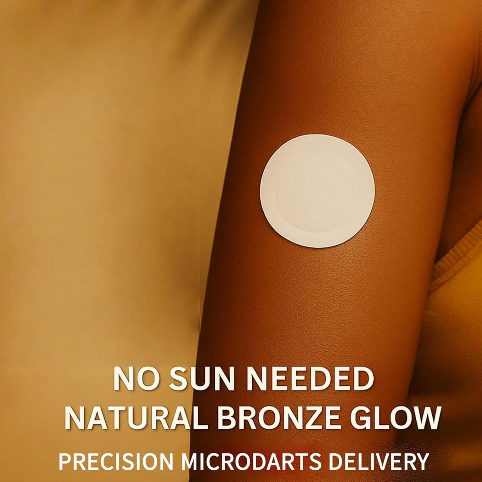 Lot De 14 Sun-free Glow Micro-needle Patch Tanning, 2026 Nouveauté Patchs Autobronzants Glow, Ingrédients Naturels Adaptés À Touss Les Types De Peau, Pour Un Bronzage Rapide Sans Exposition Au So-leil