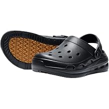 BALLOP Cloud Anchor Unisex-Adult Clog Sandals for Women Men, Lightweight EVA Garden Shoes with Arch Support, Non-Slip Rubber Sole, Breathable Water Shoes, US Women 5.5 / Men 4, Black