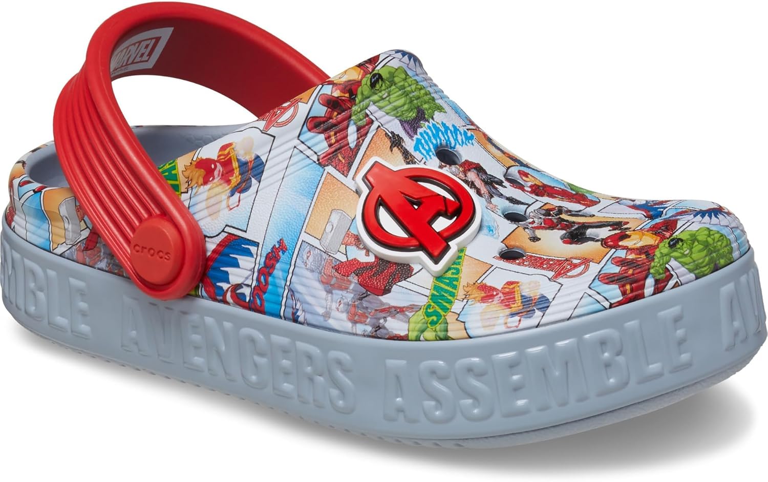 Crocs Unisex-Adult Avengers Off Court Clogs (Toddler) - Image 6