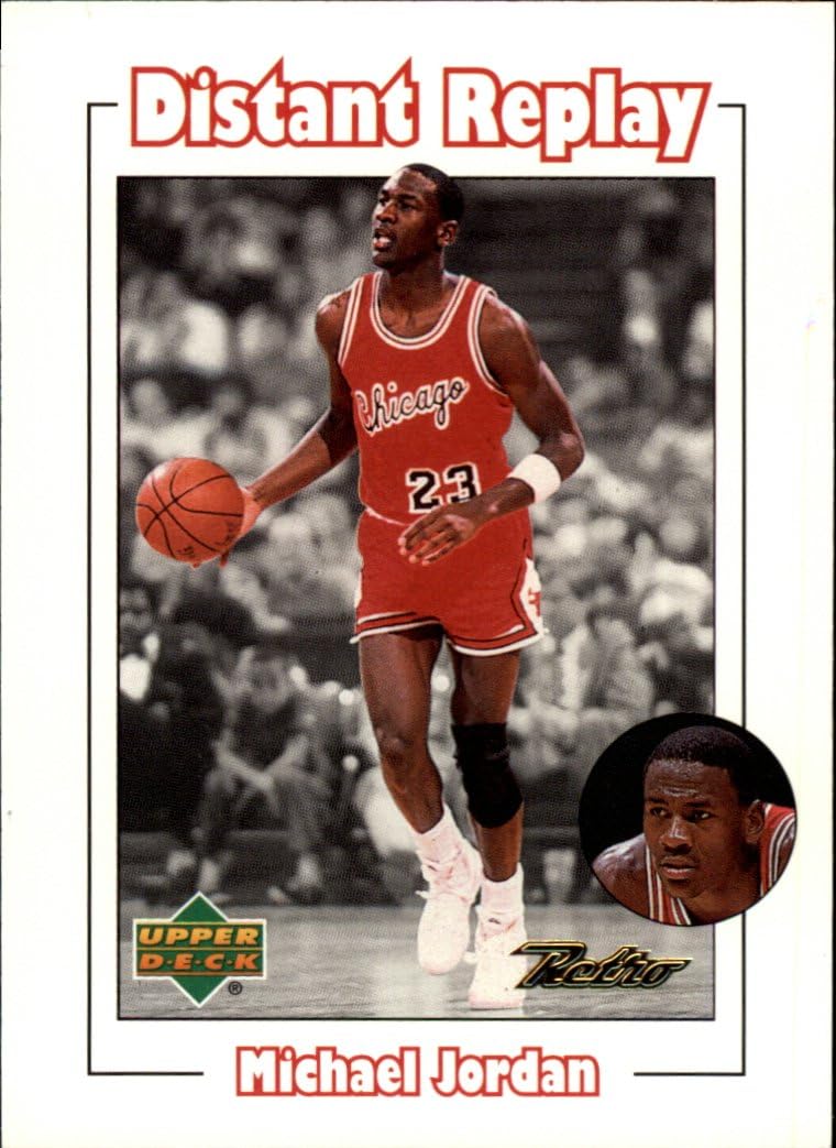 1999 Upper Deck Retro Distant Replay Basketball Card (1999-00) #D1 Michael Jordan