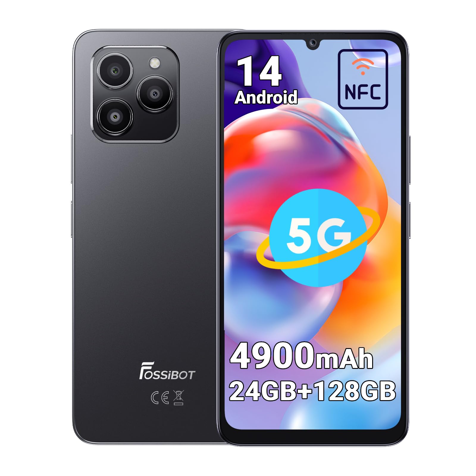 FOSSiBOT S1 Smartphone Front and Back