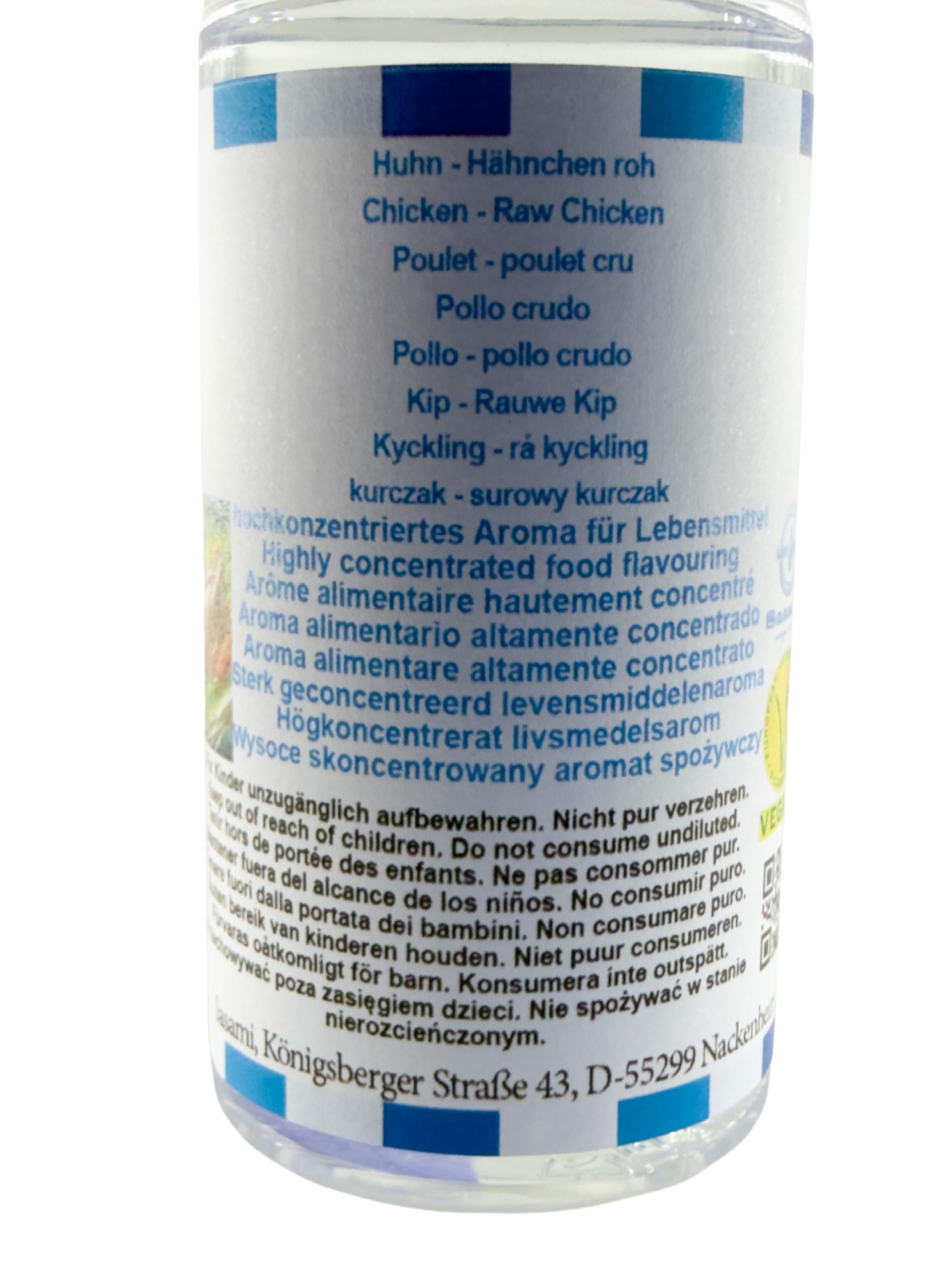 Huhn - Hhnchen roh Aroma Konzentrat - Vegan - Sasami - 10ml : Amazon.de:  Lebensmittel & Getrnke