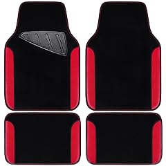 CAR PASS Rainbow Waterproof Universal Fit Faux Leather Car Carpet- Anti-Slip Nibbed Backing Floor Mats for SUV Vans