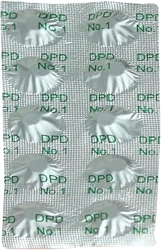DPD No. 1 Water Test Tablets for Swimming Pools - 10ct Per Pack