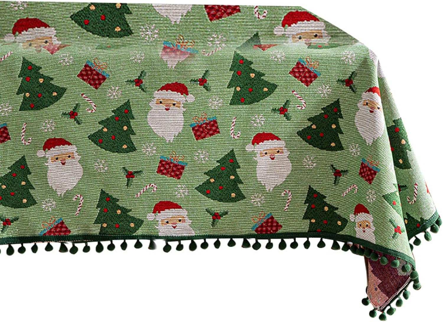 Reusable Holiday Table Cover Scratch-Proof Christmas Design with Sizes for Parties Festival Table Cover