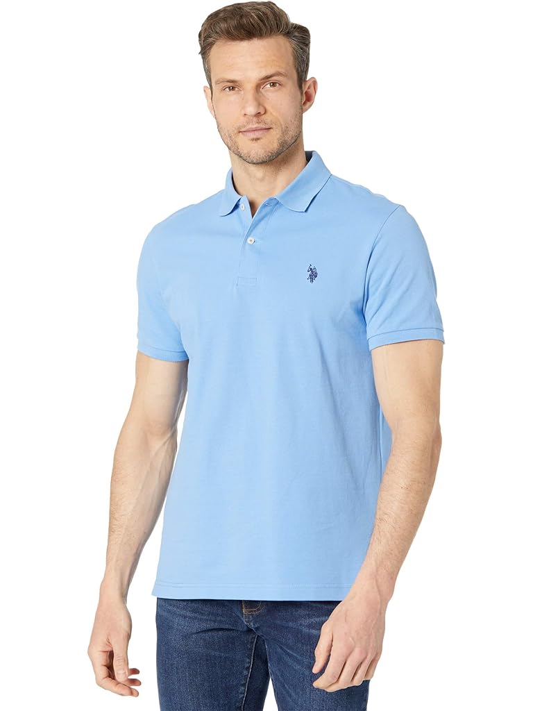 U.S. POLO ASSN. Solid Cotton Pique Polo with Small Pony
