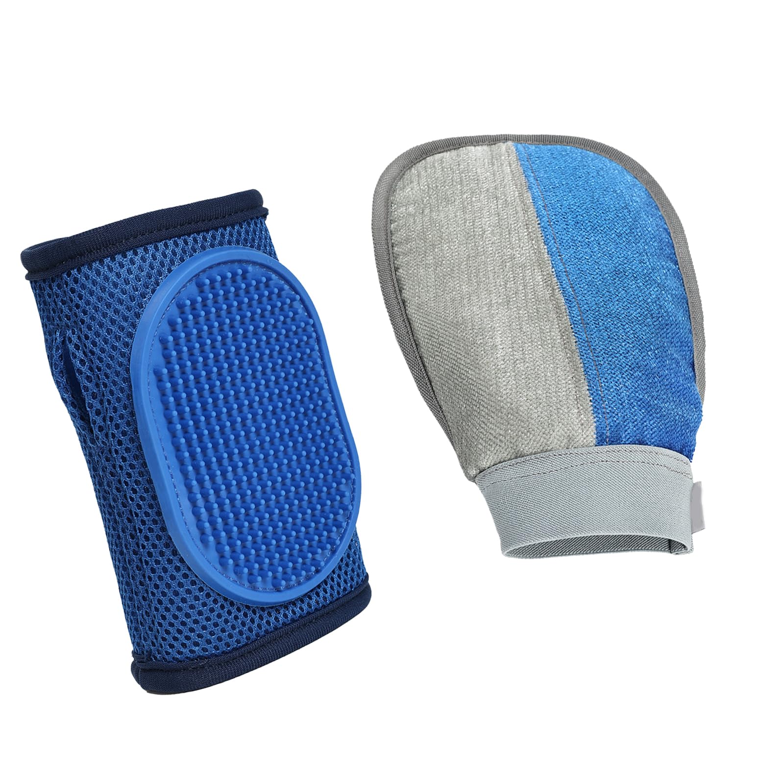 YUXITA Pet Deshedding Massage Glove for Efficient Hair Removal During Grooming and Bathing Featuring Lathering Function