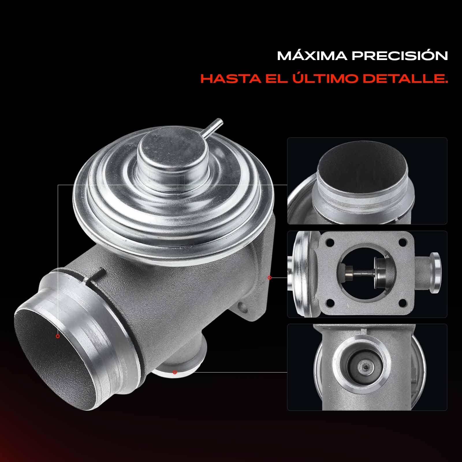 Frankberg Válvula EGR neumática 11717804379 | Compatible con: Serie 3 E46, X5 E53, Serie 3 Coupé E46, Serie 7 E65 E66 E67, Serie 3 Convertible E46