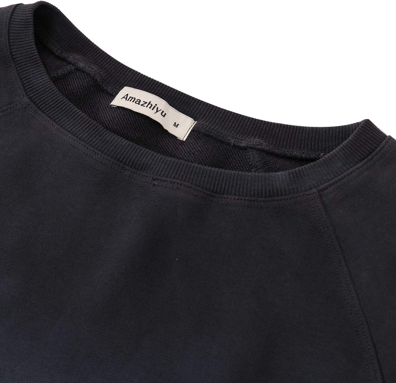 Amazhiyu Women's Dip Dye Pullover Hoodies Casual Crewneck Sweatshirt Long Sleeves Loose Tops - Image 3