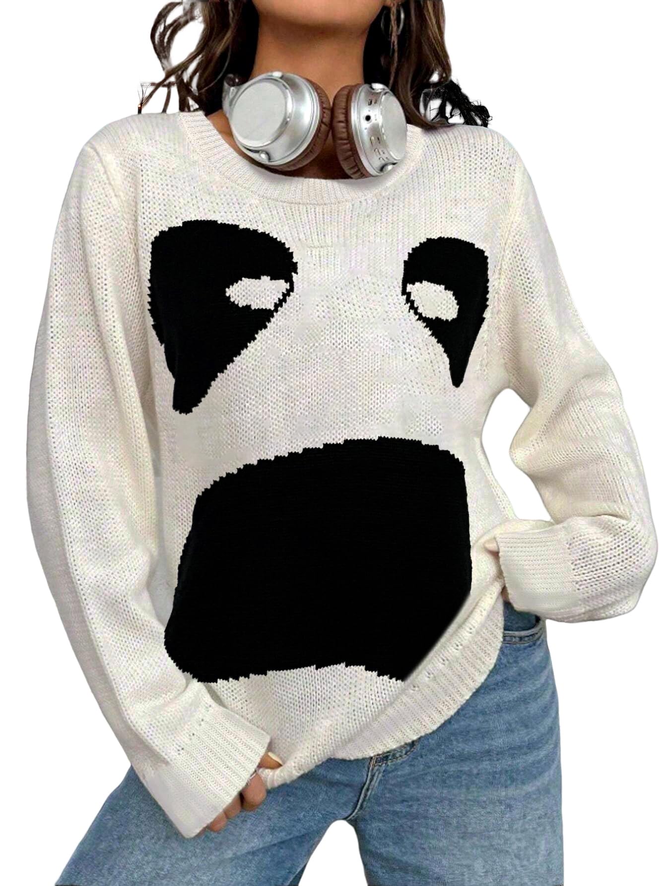 MARZXIN Women Sweater Merry Christmas Pullover Halloween Sweatshirts Tops