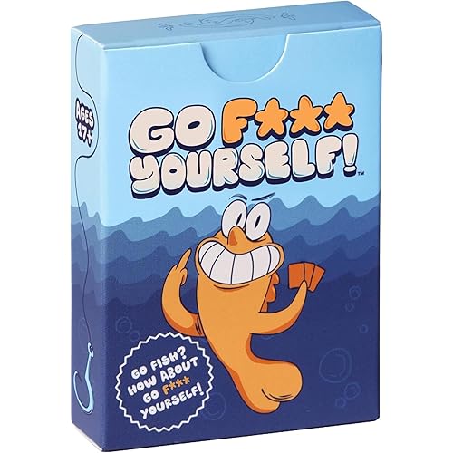Go F Yourself! – The Grown Up Go Fish Card Game You've Always Wanted | Hilarious Party Game for Grown Ups, 2+ Players | 52 Cards, 13 Unique Pairs