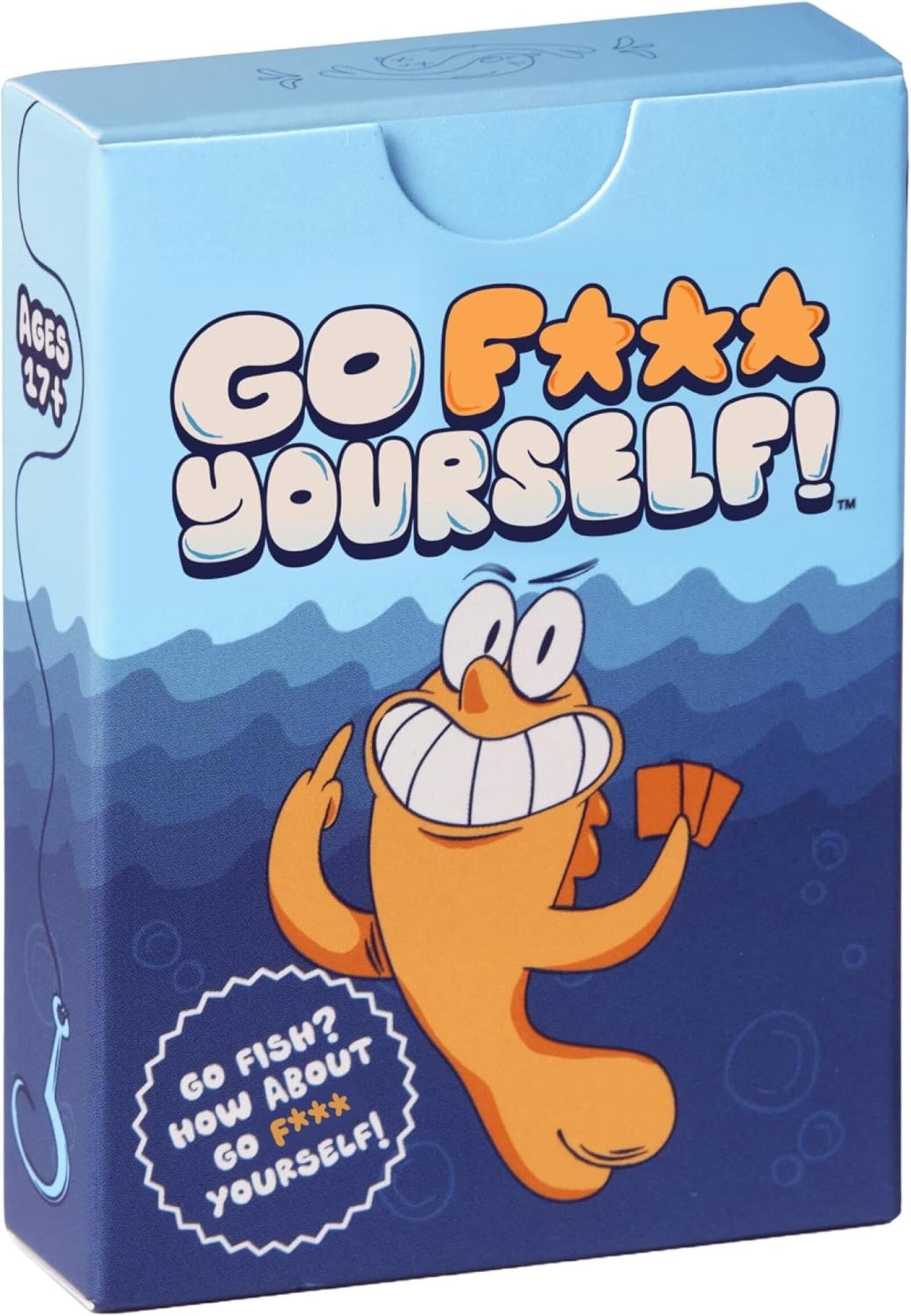 Go F Yourself! - The Grown Up Go Fish Card Game You've Always Wanted, Bold and Vibrant Colors, 2.5 x 1 x 3.5 inches