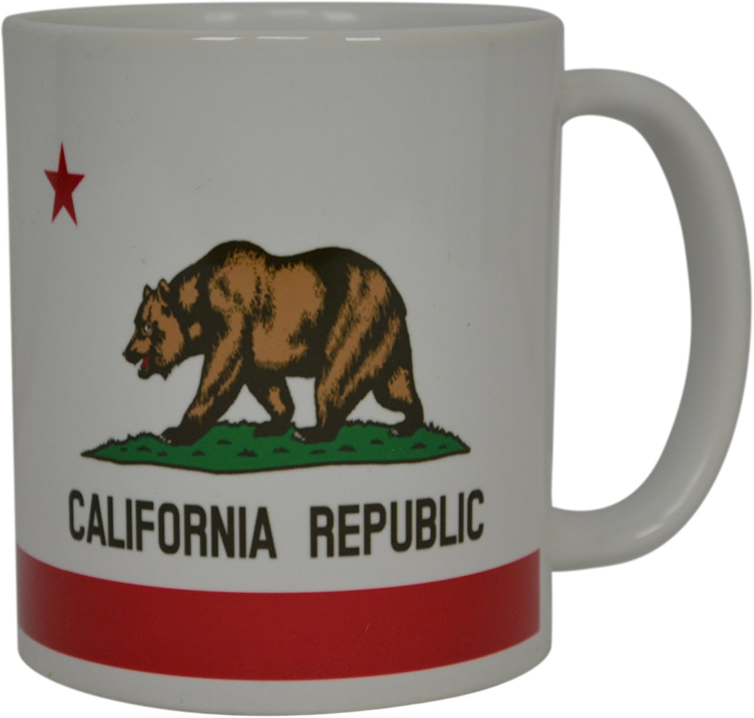 Rogue River Tactical Best Coffee Mug California State Flag Novelty Cup Great Gift Idea For Men Women CA Republic - Image 2