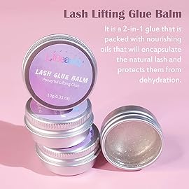 Libeauty Lash Lift Glue Balm Lash Lift Adhesive Strong Sticky Fruit Flavor Eyelash & Eyebrow Perm Glue Balm Brow Lamination Gel