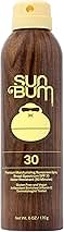 Sun Bum Original SPF 30 Sunscreen Body Spray - Broad Spectrum Moisturizing Sunscreen with Vitamin E - Hawaii 104 Act Compliant (Made without Octinoxate & Oxybenzone) - 6 oz