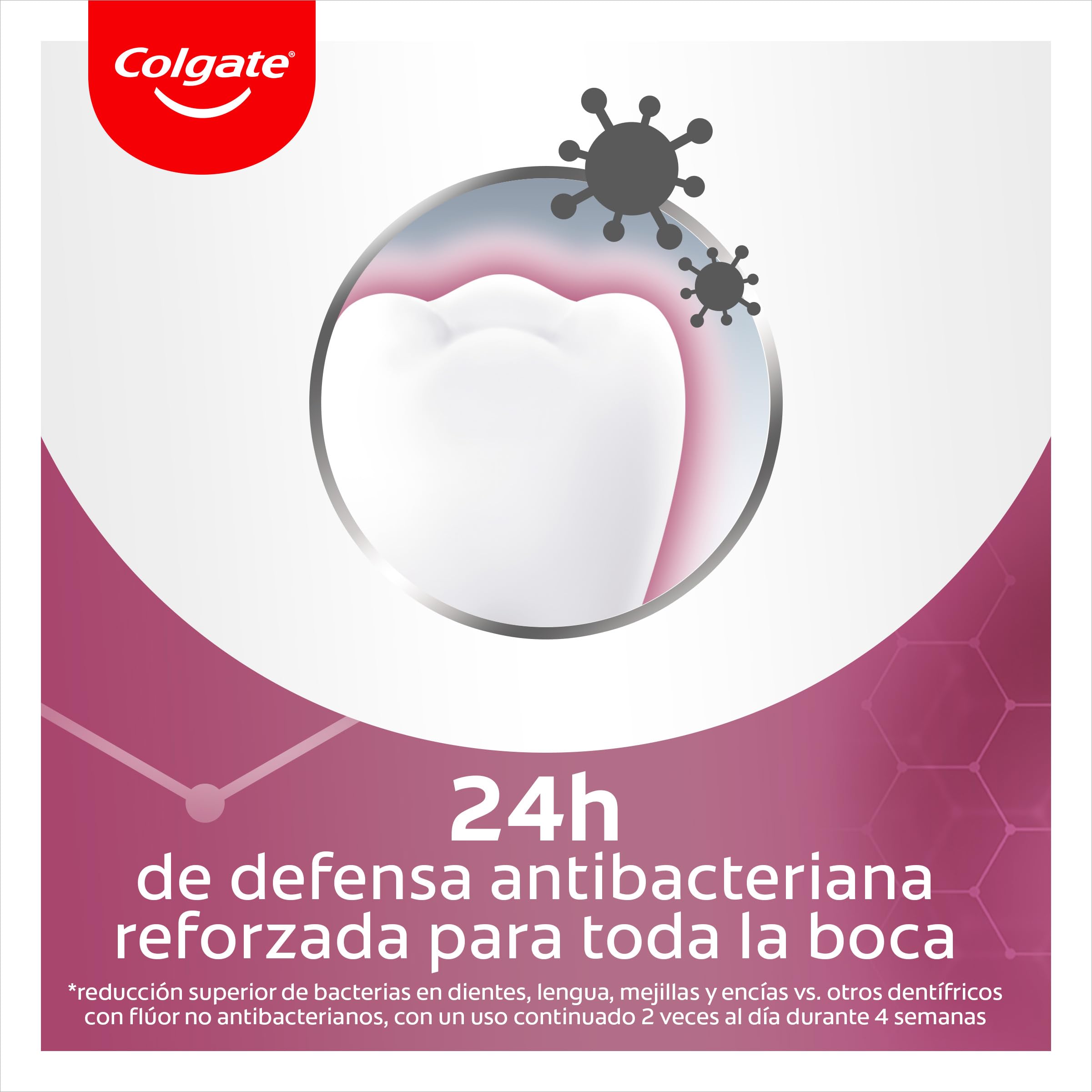 Colgate Total Advanced gengive sane e sensibilità, dentifricio, 12 pzx75 ml, protegge le zone sensibili dei denti, aiuta a prevenire problemi di gengive, 24 ore di difesa antibatterica