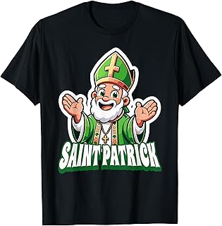 St Patrick Catholic Saint Patricks Day Ireland Irish Saints T-Shirt