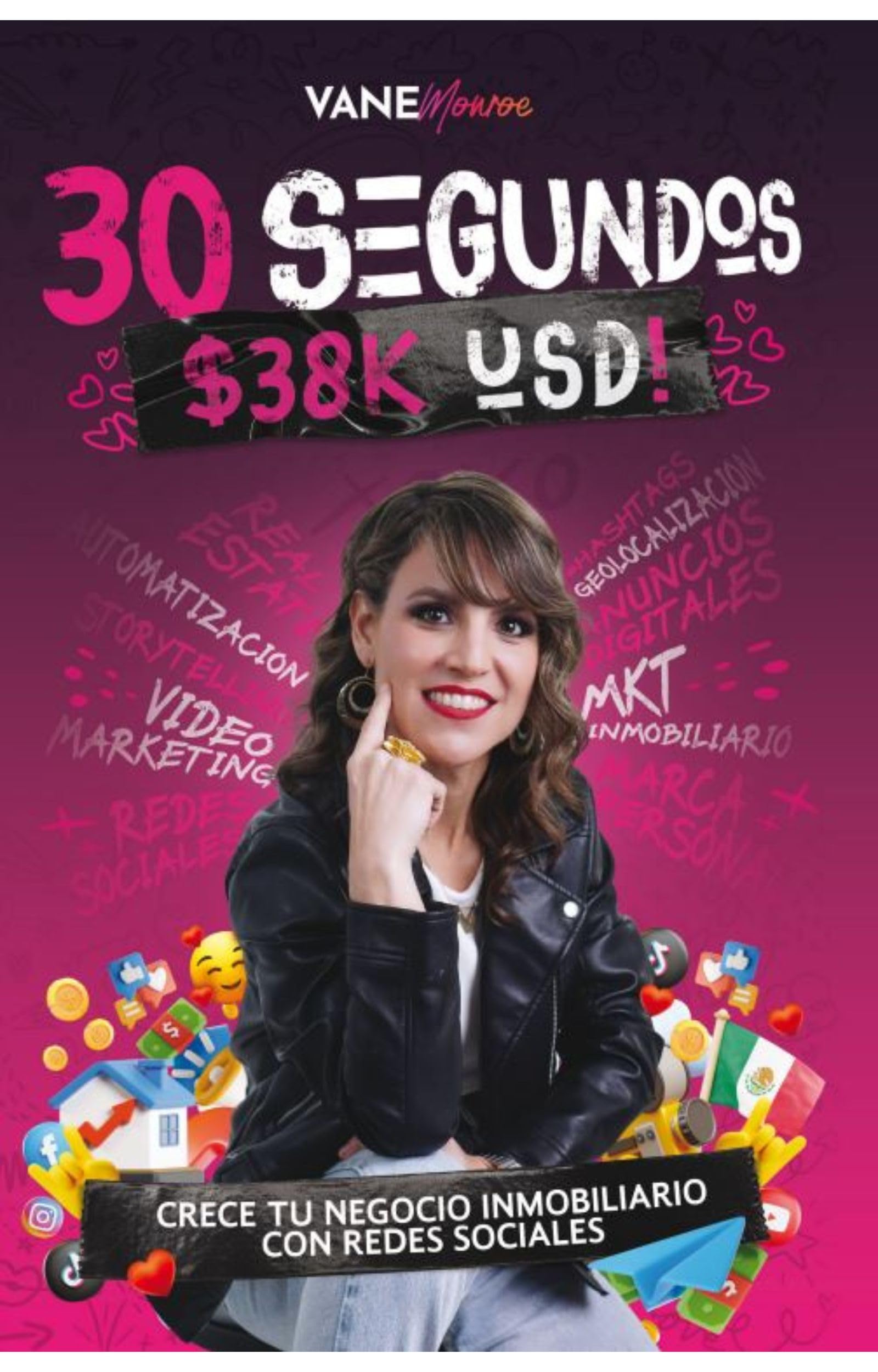 30 segundos $38k USD!: Crece tu negocio inmobiliario con redes sociales (Spanish Edition)