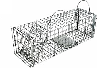 Tomahawk Live Trap - Model 603 - Original Series Rigid Live Trap with one Trap Door and Easy Release Door - 19x6x6 for Squirrel, Rat, Muskrat Sized Animals