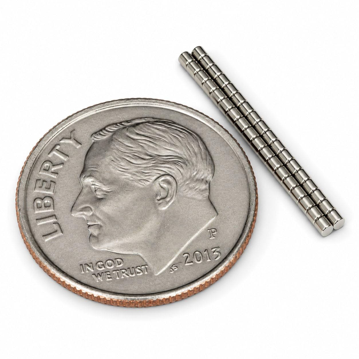 Neodymium Tiny Cylinder Magnets 1mm x 1mm, N52 – 100 Pack — Amazon image 5
