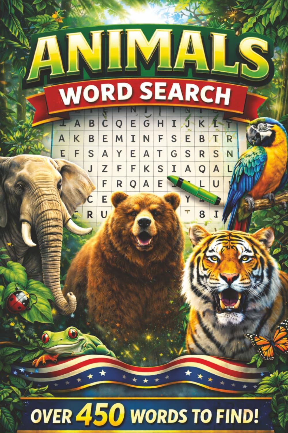 Animals Word Search: Word Search puzzle for all animals
