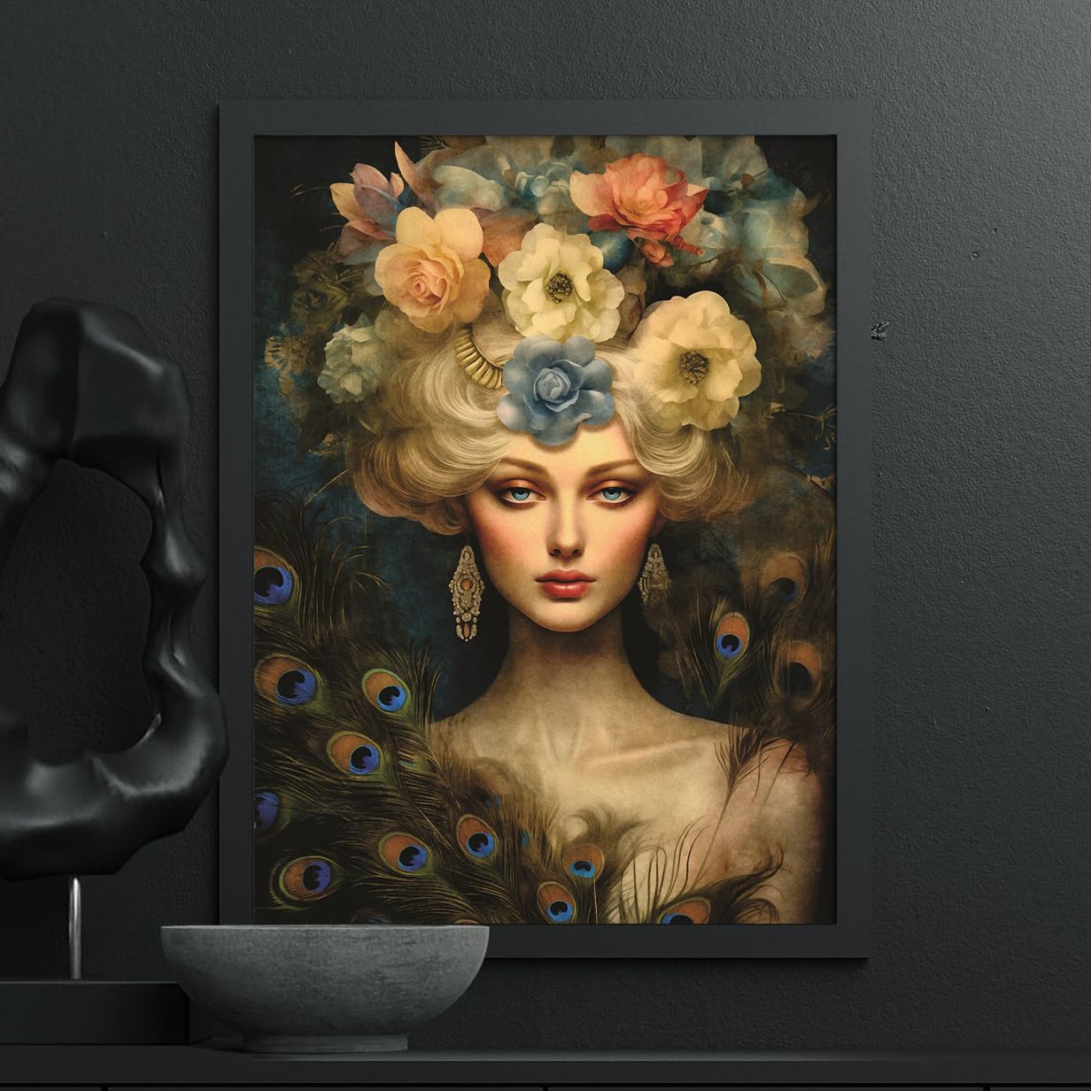 Carta di riso Ritratto di donna Nordica, 29 x 40cm (1pc) - per decoupage di poster per mobili da CRAFT KREATIVELY