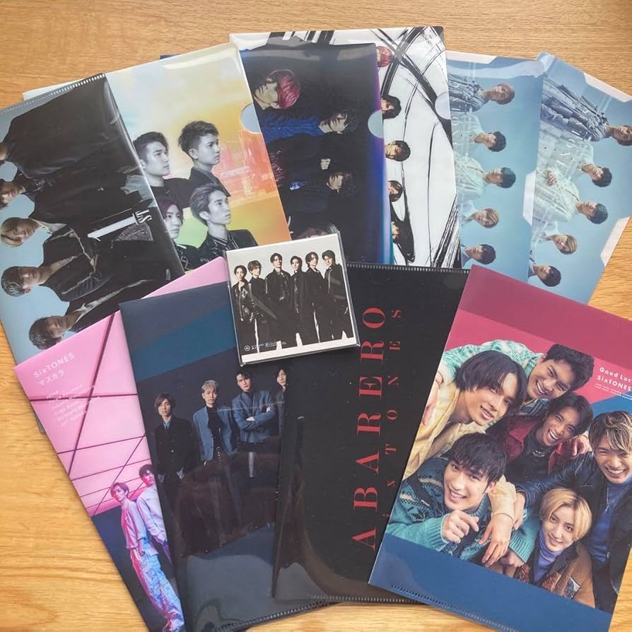 SixTONES CD, 購入特典ファイル等 SixTONES CD購入特典 クリアファイル マルチケース 21枚 まとめ売り