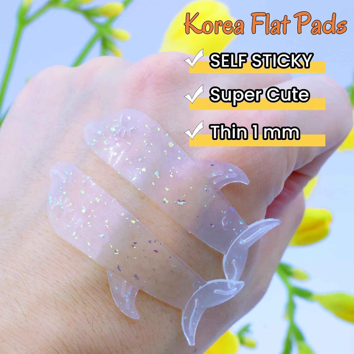 Korean Lash Lift Shields Asian Flat Shields 1mm Thin Lash Lift Pad For NO.1 Perm Soften EyeLash Laminaiton Shield For Salon Usage Flatter Rods For Perming Lashes Thoroughly (Clear)