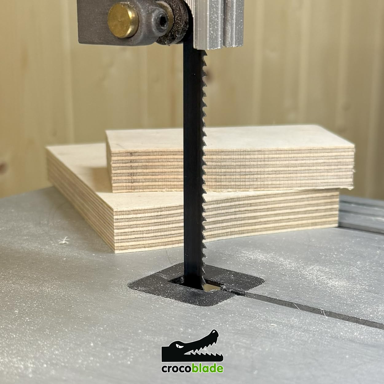 Fraiser CrocoBlade set 3 lame sega a nastro 1400 x 10 x 0,65 mm, per legno e derivati – ricambio professionale per seghe a nastro TC-SB 200, HBS30, HBS25, PBS 350 – TPI 8