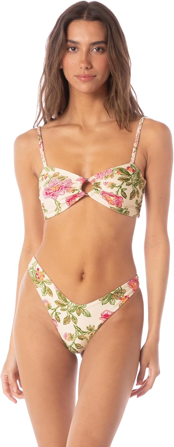 Maaji Women's Splendid Regular Rise Thin Side Cheeky Cut Bikini Bottom - Image 2