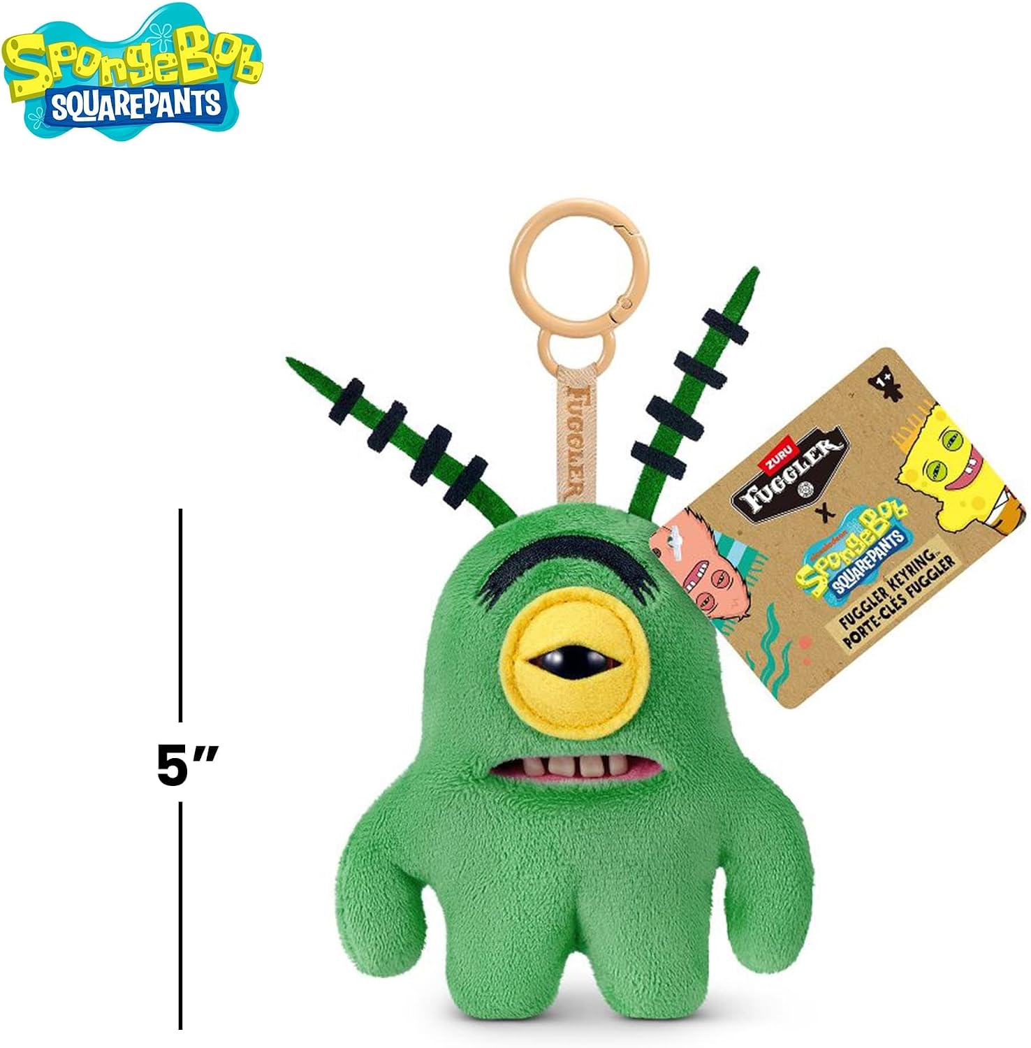 Fuggler X Spongebob Squarepants Keyring Plankton : Amazon.co.uk